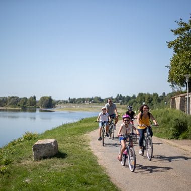 Circuit vélo à Combleux autour d'Orléans